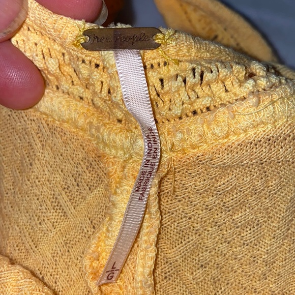 Free People Woven and Embroidered Halter Style Top - Picture 4 of 9